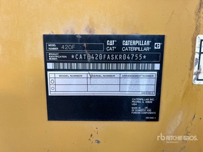 2015 Cat 420F 4x2 Backhoe Loader