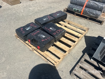 Quantity of (5) 25 ft 800 amp Booster Cables (Unused)