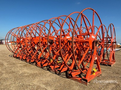 Quantity of (6) Lay Flat Hose Reels Divers - Industriel