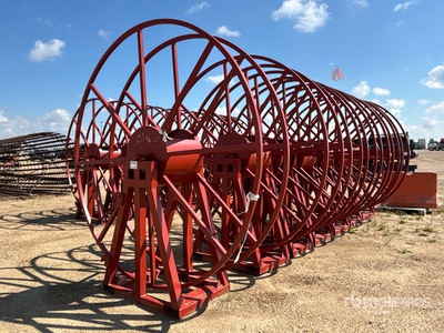 Quantity of (7) Lay Flat Hose Reels (Unused)