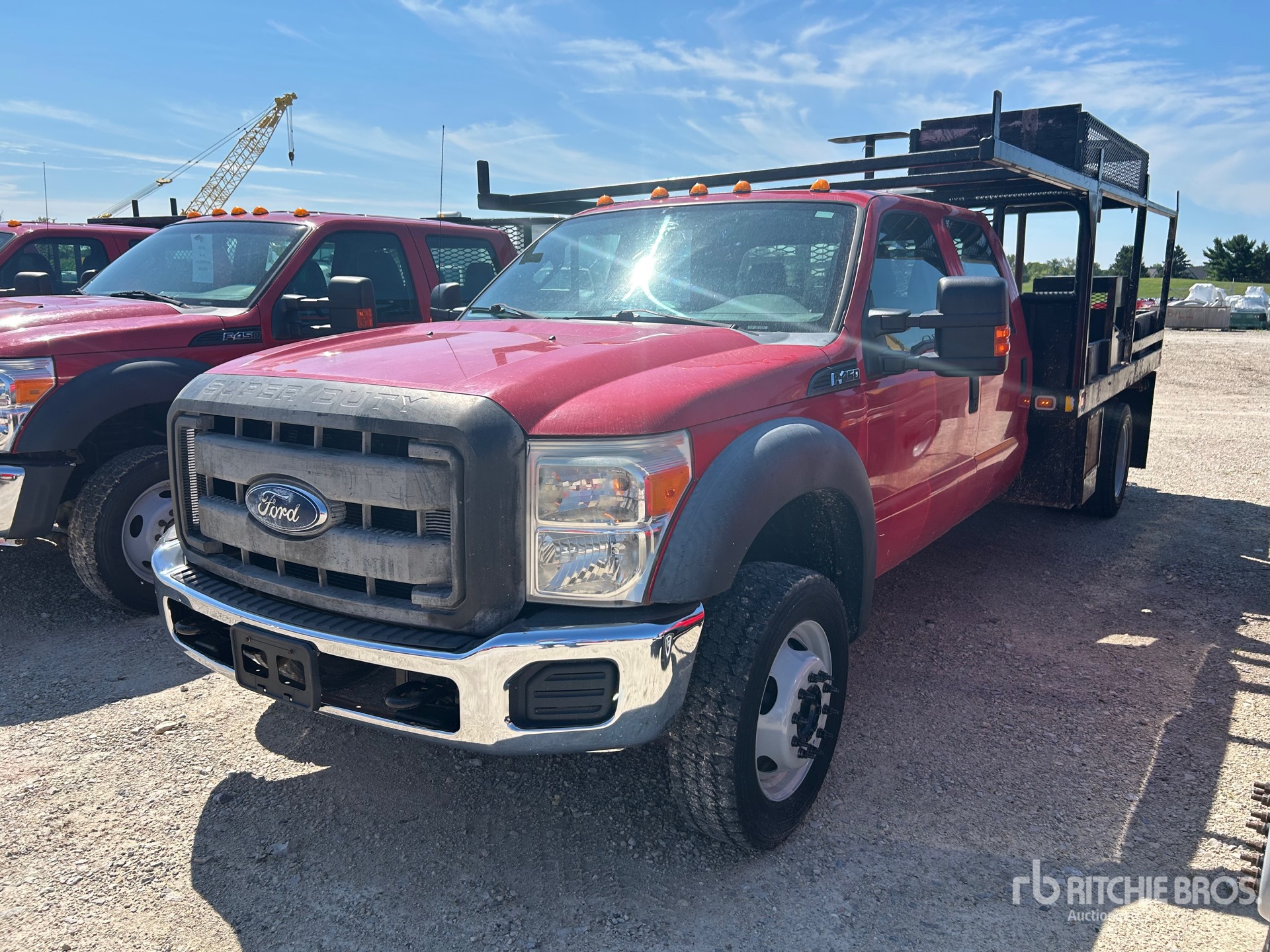 2011 Ford F-450 4x4 Crew Cab 平台トラック