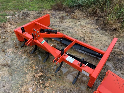 (1) Land Pride GS1572 Grading Scraper & (1) CB1072 Multi-Purpose Bucket