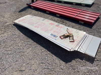 Quantity of (20) Clear. 8 ft x 27 in Multi-Wall Polycarbonate Panel Divers