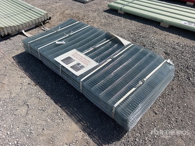 Quantity of (50) 3 ft x 6 ft 12 Gauge Galvanized Steel Garden Mesh (Unused)