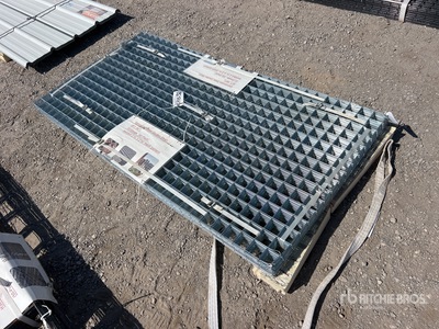 Quantity of (40) 3 ft x 6 ft 12 Gauge Galvanized Garden Mesh (Unused)