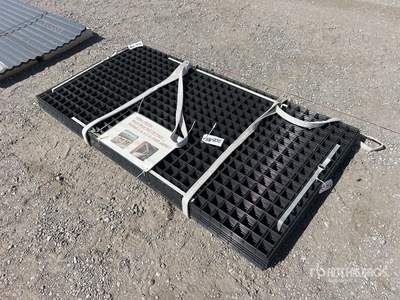 Quantity of (20) Black 2 in x 2 in Metal Rail