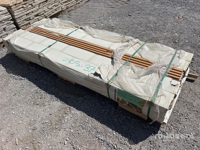 Quantity of (99) 3D WPC Interior Wood Wall Panels