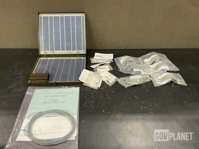 (4) Compression Springs, (1) Solar Power Unit, (50) Straps & Assorted Items