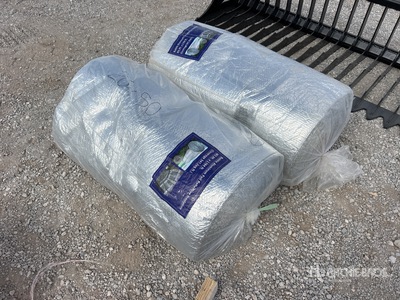 Quantity of (2) 3.3 ft x 164 ft Bubble Aluminum Foil Reflective Insulation