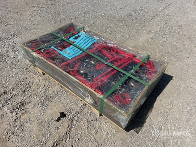 Quantity of Ratchet Load Binders & 20 ft Chains G70 Hooks