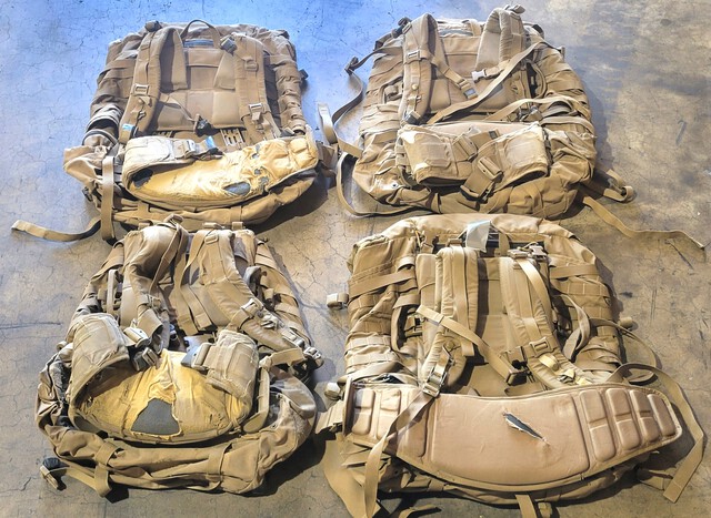 (Apprx: 40) USMC Coyote FILBE Packs Complete