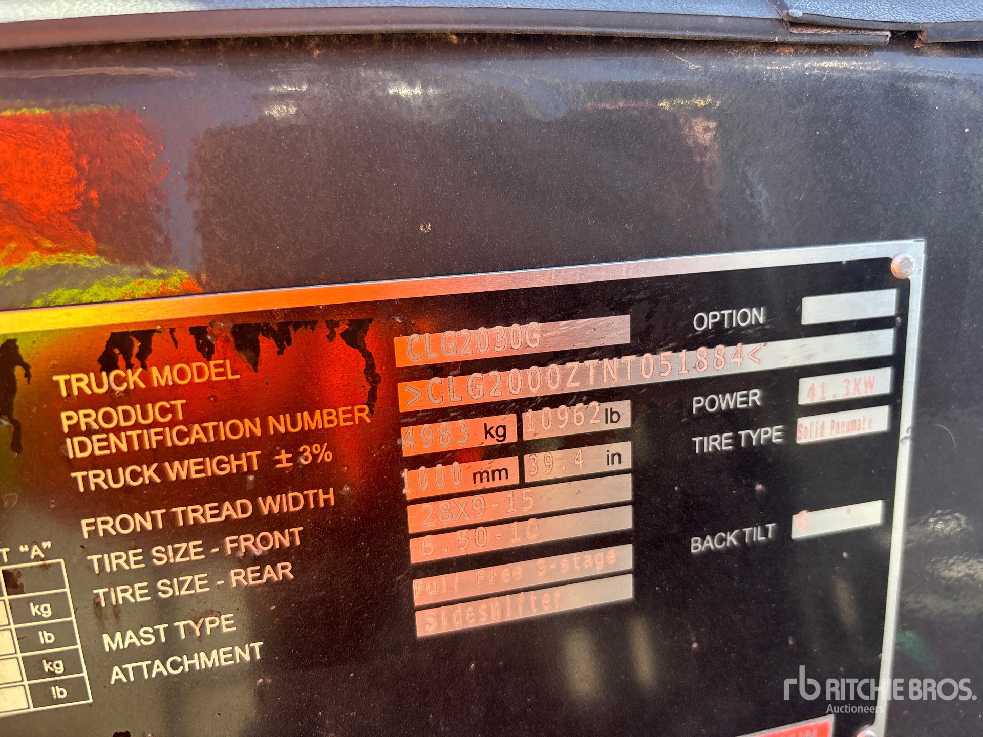 2022 LiuGong CLG2030G 2364 kg Forklift (Unused)