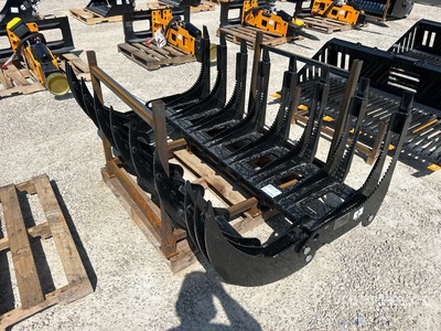 2025 GIYI GYCLG72C 72 in Skeleton Skid Steer Grapple (Unused)