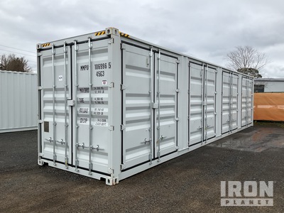 2025 40 ft High Cube Multi-Door Contenedor de almacenamiento