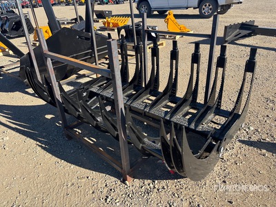 2025 GIYI GYCLG72C 72 in Skid Steer Grapple (Unused)