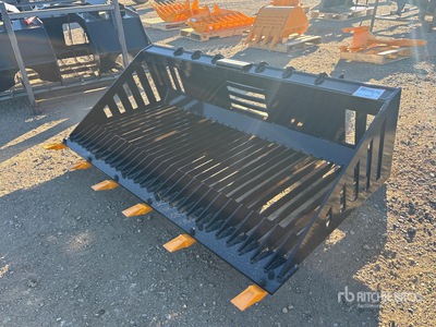 2025 GIYI GY-RB66 66 in Skeleton Skid Steer Bucket (Unused)
