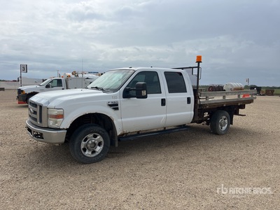 2009 Ford F-350 XLT 4x4 Crew Cab Flatbed Truck (Inoperable)