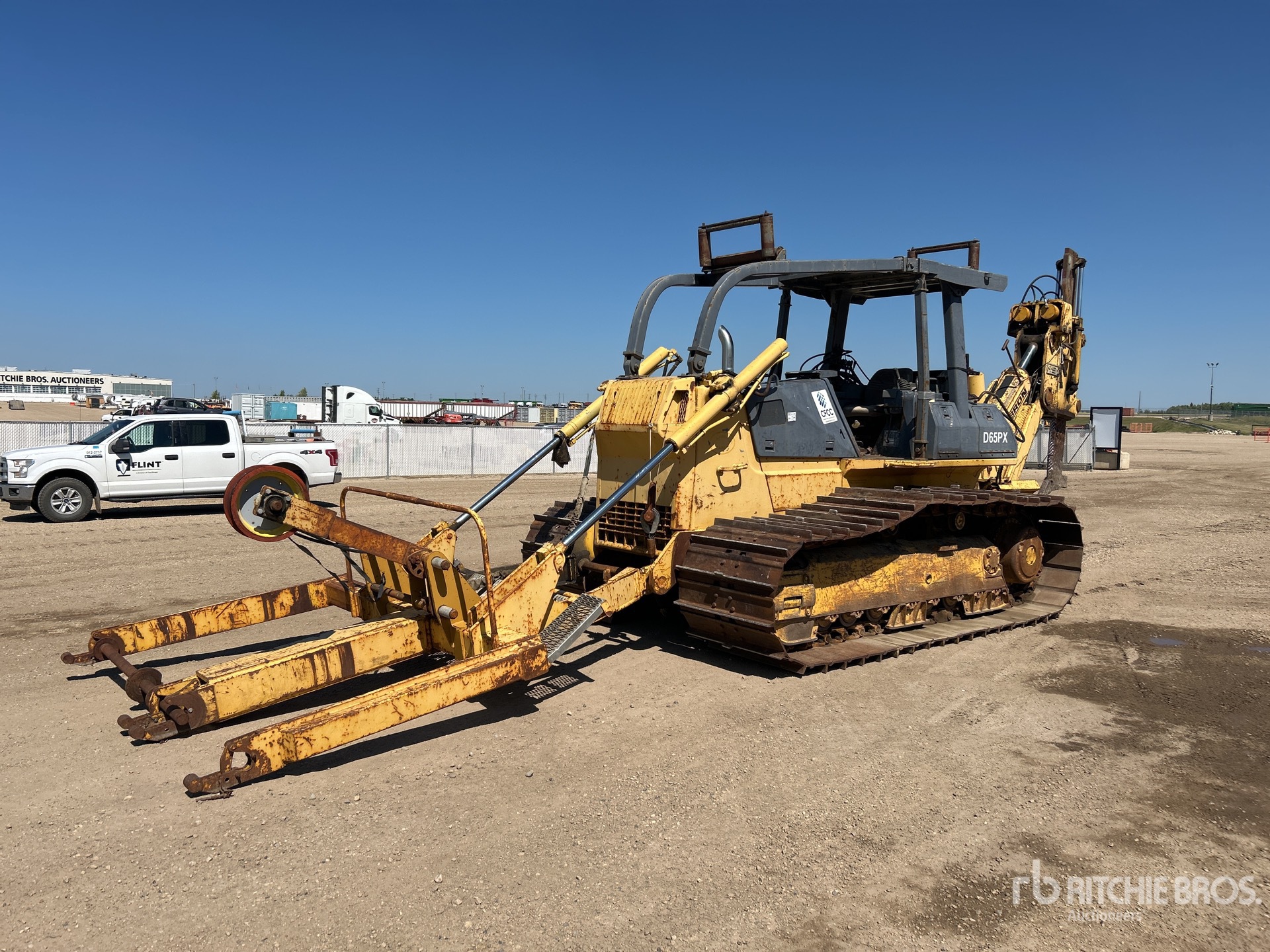 1994 Komatsu D65PX-12 Tracked Cable Plow