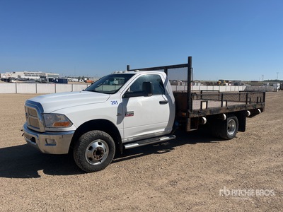 2012 Ram 3500HD SLT 4x4 Flatbed Truck