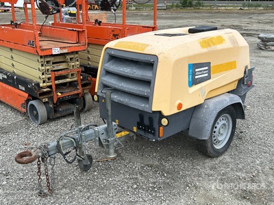 2017 Atlas Copco XAS110KDPE 110 cfm Mobile Air Compressor