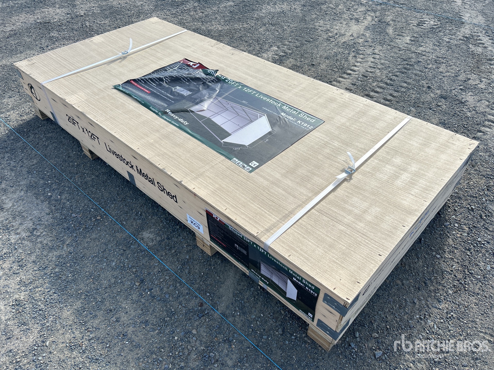KJ K2512 25 ft x 12 ft Livestock Shelter (Unused)
