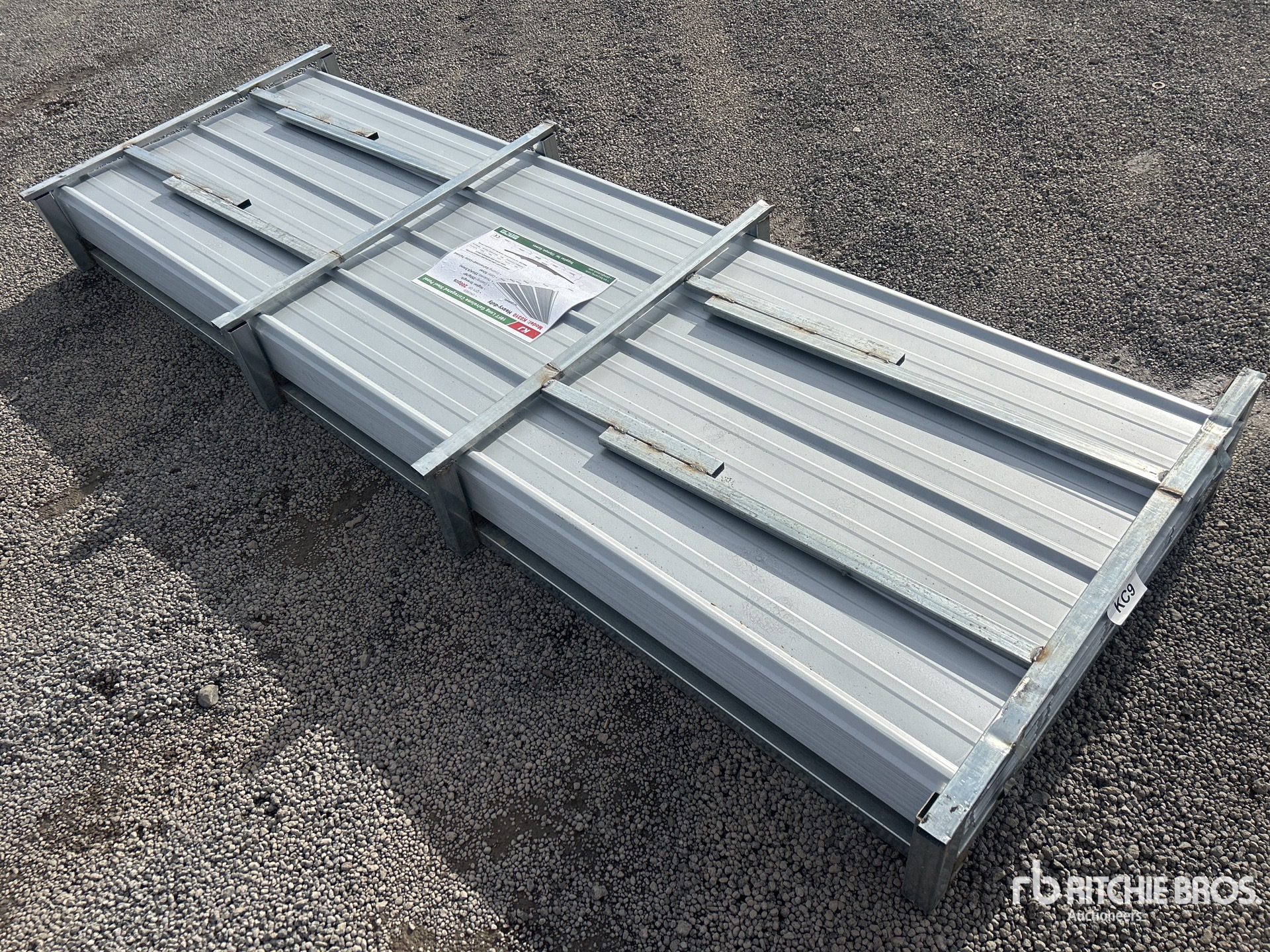 2025 KJ 900 mm x 3.1 m Stahlplatten (Unused)