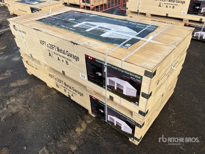 2025 KJ 45 ft x 25 ft Metal Garage Struttura mobile