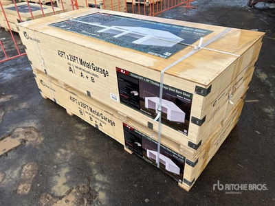 2025 KJ 45 ft x 25 ft Metal Garage Struttura mobile (Unused)