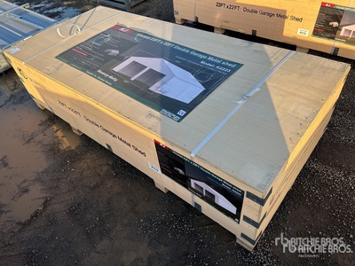 2025 KJ 22 ft x 23 ft Metal Garage (Unused)