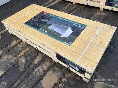 2025 KJ 25 ft x 12 ft Metal Shed Divers - Structure portative (Unused)