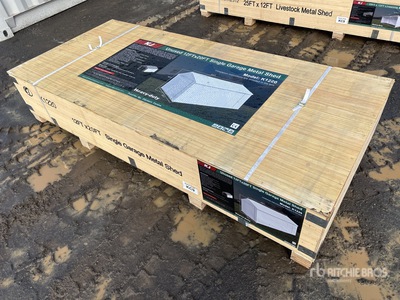 KJ 20 ft x 12 ft Steel Garage (Unused)