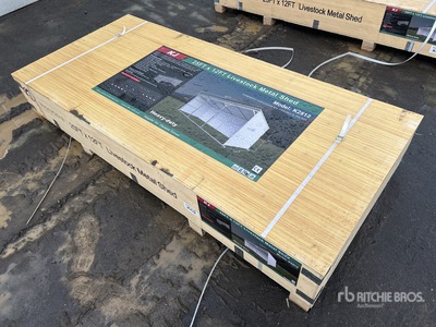 2025 KJ 25 ft x 12 ft Metal Shed Divers - Structure portative (Unused)