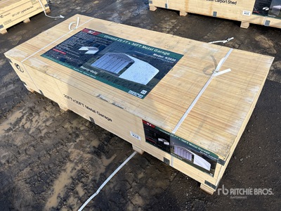 2025 KJ 20FT x 30FT Metal Garage Struttura mobile (Unused)