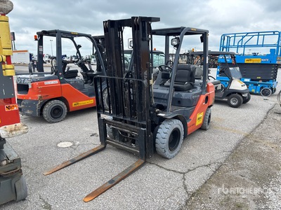 2019 Toyota 8FGU25 4800 lb Cushion Tire Pneumatic Tire Forklift