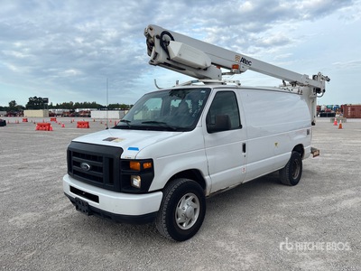 Altec AT200AV 30 ft on 2011 Ford E-350 4x2 Van Mounted Aerial Lift