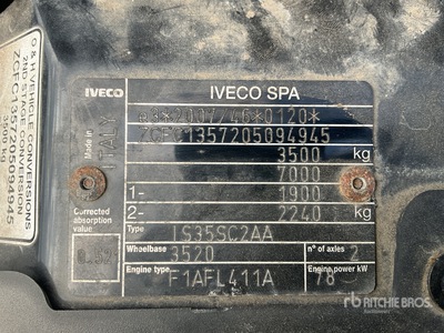 Iveco 35-110 Furgoneta caja cerrada