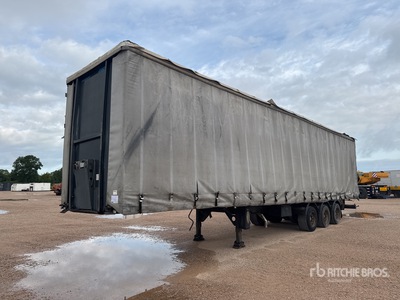 2003 Asca S319DB Tri/A Remorque A Rideaux Coulissants Curtain Side Trailer