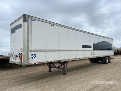 2014 Vanguard 53 ft x 102 in T/A Van Trailer