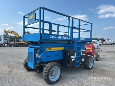 2015 Genie GS4390RT 4x4 Diesel Schaarlift
