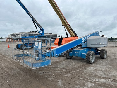 2014 Genie S60X 4WD Diesel Telescopische hoogwerker