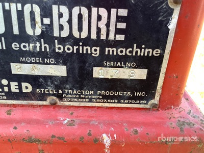 1979 Bor-It 24 Horizontal Boring Machine