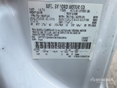 2016 Ford F-250 XL 4x2 Extended Cab Pickup