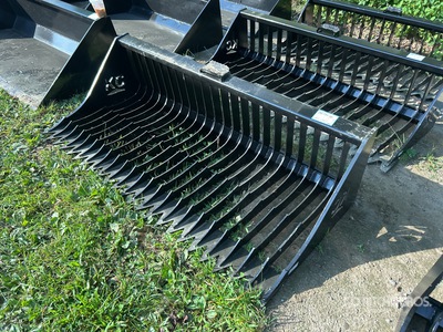 2025 Kit Containers QT-SB-H72-F 72 in Skid Steer Screening Bucket (Unused)