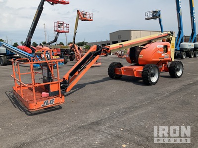 2013 JLG 600AJ 4WD Diesel Articulating Boom Lift - Factory Reconditioned 2018