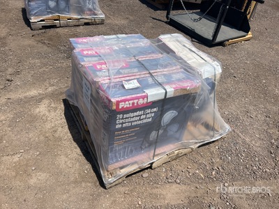 Quantity of (5) 20 in 3 Speed High Velocity Fan