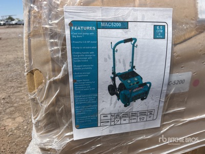 Quantity of (2) MAC 5200 6.5 cfm Mobile 5.2 gal Air Compressor
