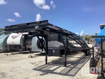 2023 Kaufman Turntable Tri/A Open Car Carrier Trailer