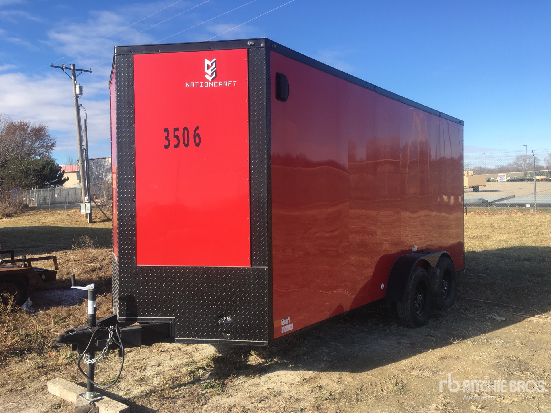 2023 Nationcraft 7X16TA2 16 ft T/A Remolque Cerrado