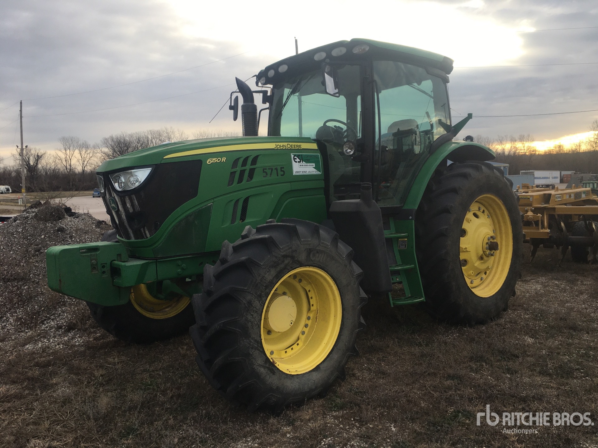 2012 John Deere 6150R 4WD Tractor