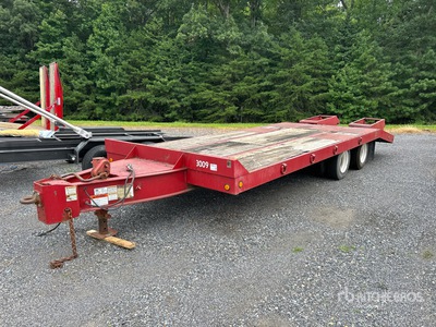2001 Etnyre 24 ft T/A Remolque Portamaquinaria